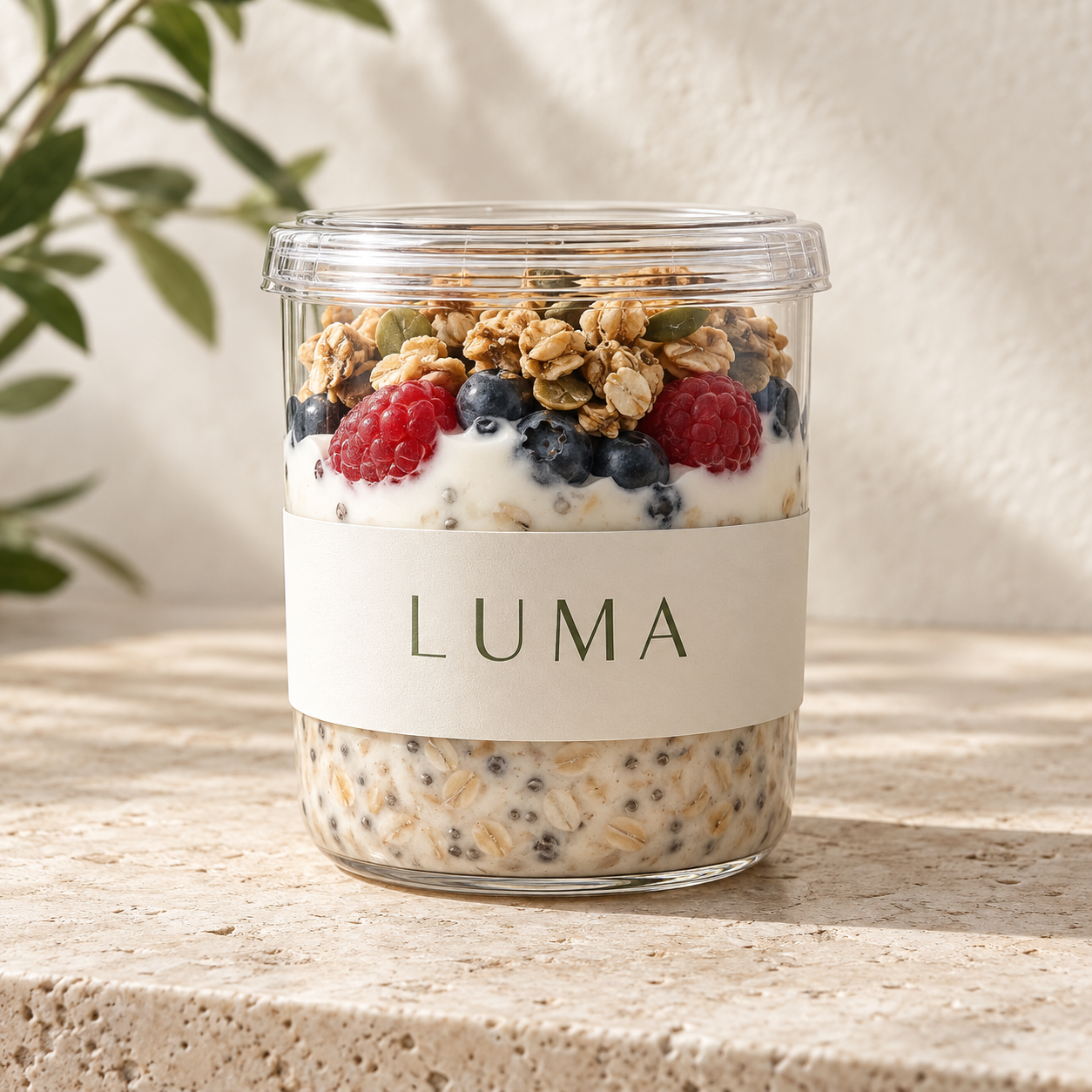 LUMA overnight oats and yogurt